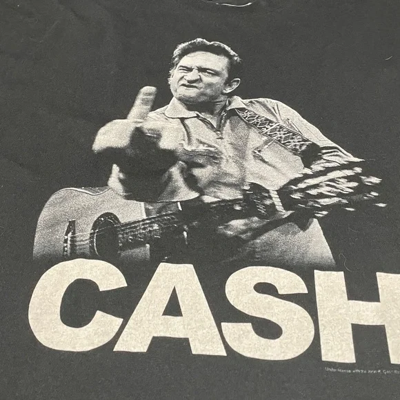 Johnny Cash tour shirt men’s size 2XL - Picture 4 of 6